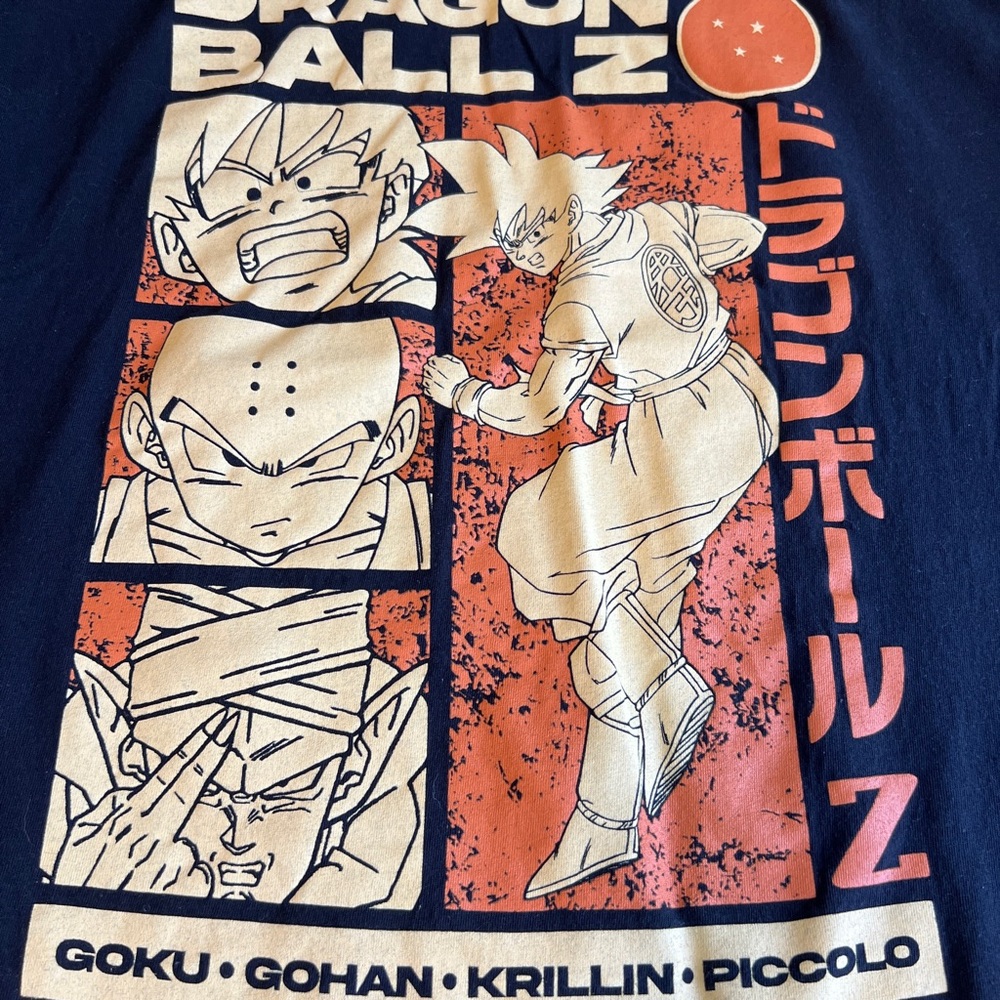 Dragon Ball Z Black and Orange Graphic Tee - Picture 2 of 5